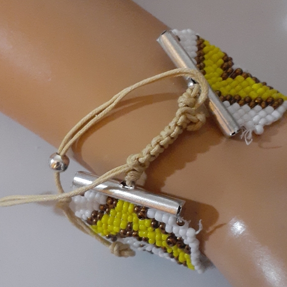 VTG Hand Crochet Seed Beads - Picture 3 of 4